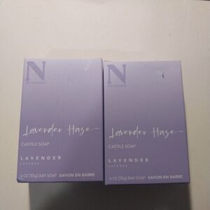 Dr. Natural Castile Bar Soap, Lavender Haze Gentle Soap Bar/ 2 x 4 oz Soap